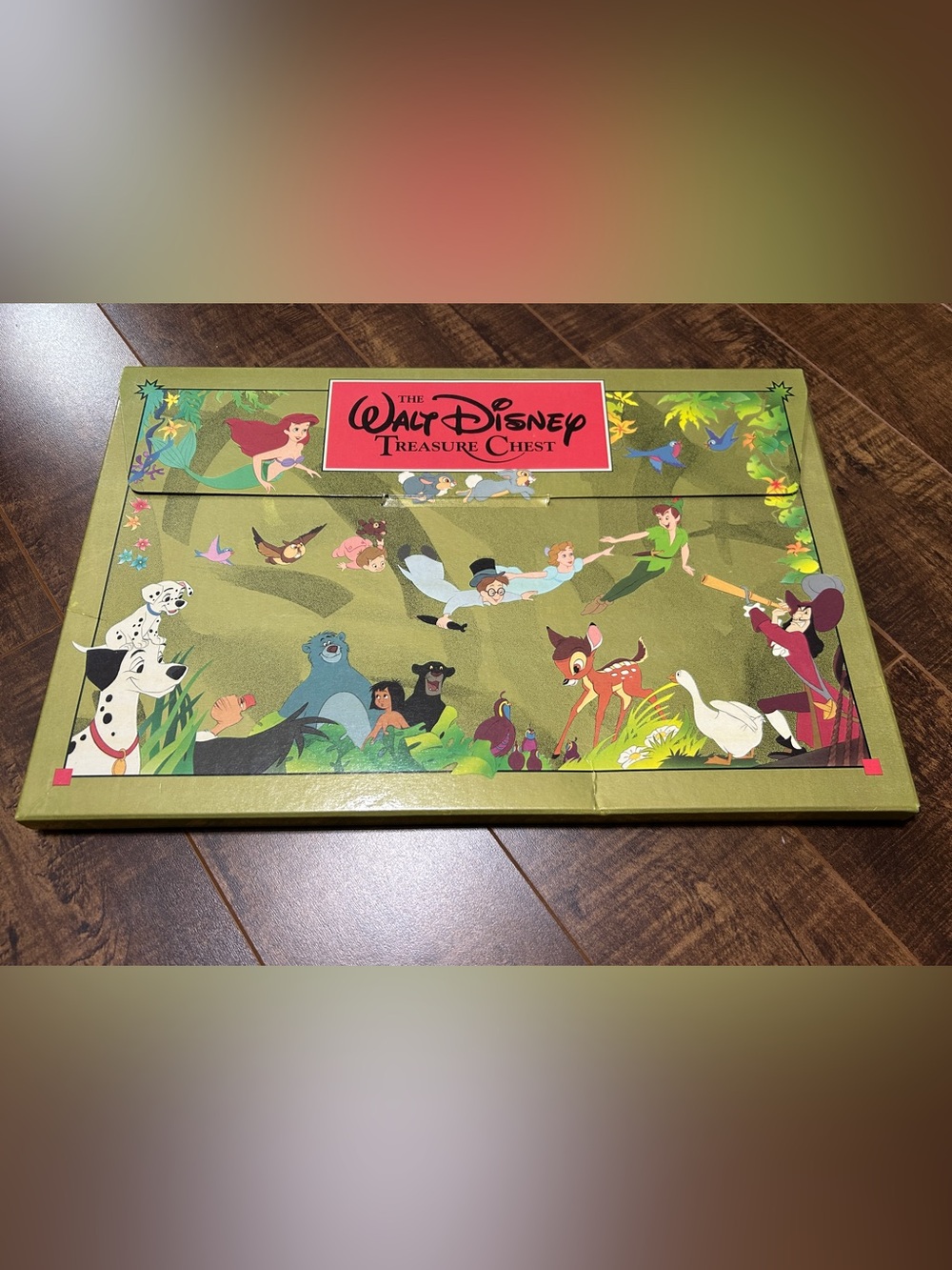 1991 Disney vintage treasure chest oversized incomplete book set